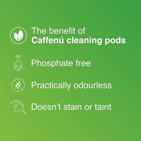24-Pack Cleaning pods Compatible with Keurig Coffee Machines. Cleans Brewing Chamber. Removes old coffee residue. Enhances Coffee Taste. By Caffenu in Kuwait