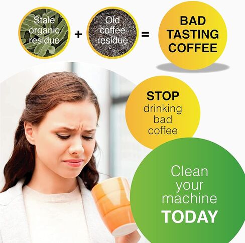 24-Pack Cleaning pods Compatible with Keurig Coffee Machines. Cleans Brewing Chamber. Removes old coffee residue. Enhances Coffee Taste. By Caffenu in Kuwait