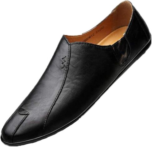 USANDY Men's Driving Shoes Premium Genuine Leather Fashion Slipper Casual Slip On Loafers Shoes in Saudi Arabia