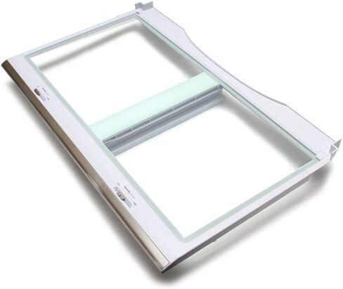 Samsung DA97-12688A Refrigerator Crisper Drawer Cover Assembly Genuine Original Equipment Manufacturer (OEM) Part White in Saudi Arabia