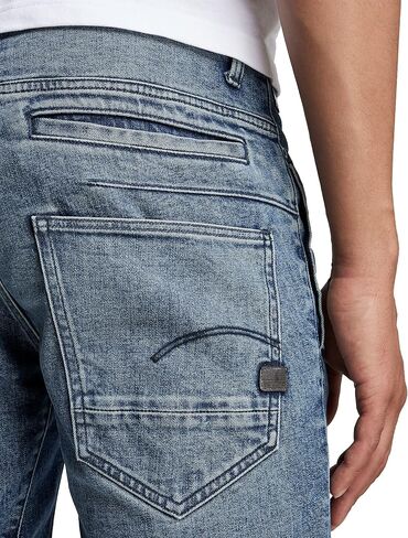 شورت D-STAQ ثلاثي الأبعاد من قماش الدنيم ذو قصة مستقيمة للرجال من G-Star Raw in Saudi Arabia
