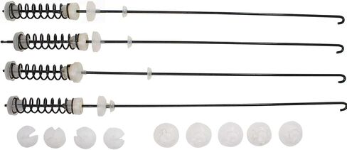 4-Pack W10780048 Washer Suspension Kit Replacement for Kenmore/Sears 110.5072010 Washer - Compatible with W10257088 Washing Machine Suspension Rods in Saudi Arabia