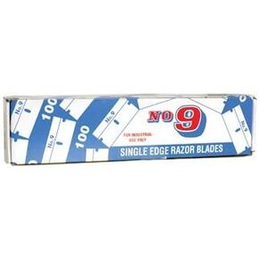 Single Edge Razor Blades 100 Pack -Made in the USA in Saudi Arabia