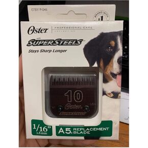 Oster Super Steels A5 Replacement Blades, #10 Made in USA 1/16" in Kuwait