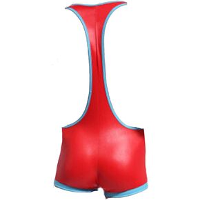 K-Men Mens Jockstrap Leotard Underwear Thong Jumpsuit Wrestling Singlet Bodysuit