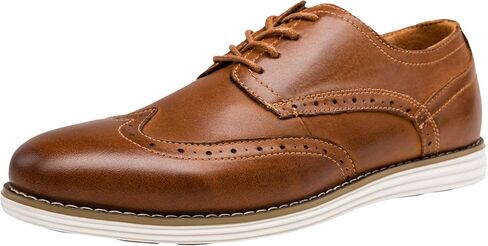 Vostey Men's Dress Shoes Leather Casual Dress Shoes for Men Leather Business Oxford Shoes for Men in Kuwait