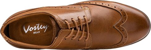 Vostey Men's Dress Shoes Leather Casual Dress Shoes for Men Leather Business Oxford Shoes for Men in Kuwait