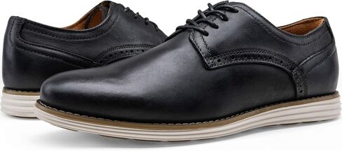 Vostey Men's Dress Shoes Leather Casual Dress Shoes for Men Leather Business Oxford Shoes for Men in Kuwait