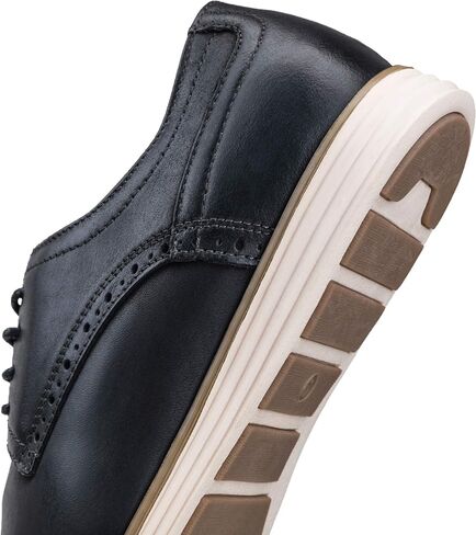 Vostey Men's Dress Shoes Leather Casual Dress Shoes for Men Leather Business Oxford Shoes for Men in Kuwait