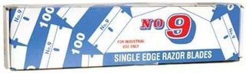 Single Edge Razor Blades 100 Pack -Made in the USA in Saudi Arabia