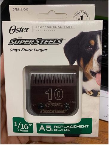 Oster Super Steels A5 Replacement Blades, #10 Made in USA 1/16" in Kuwait