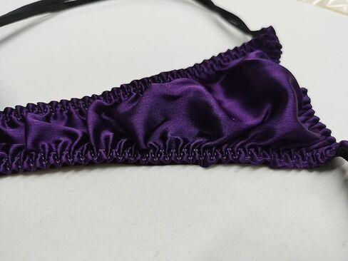 SilRiver Men's Silk Satin Thong Pouch T - Back Bikini G-String Underwear in Saudi Arabia