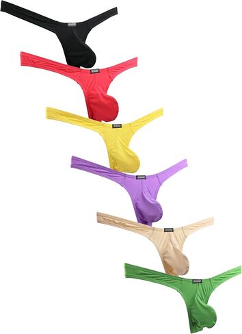 IKINGSKY Men's Pouch Thong Underwear Sexy T-Back Mens Under Panties in Saudi Arabia
