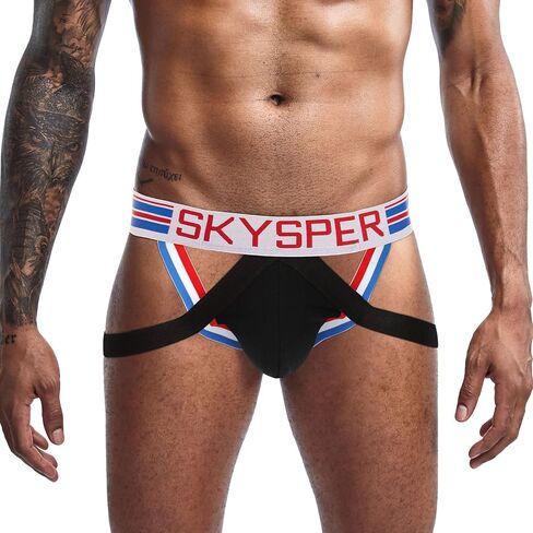 SKYSPER Men's Jock Strap Athletic Supporter For Men Sexy Jockstrap Male Underwear in Kuwait