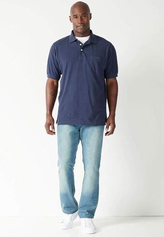 Liberty Blues Men's Big & Tall ™ Athletic Fit Side Elastic 5-Pocket Jeans in Saudi Arabia