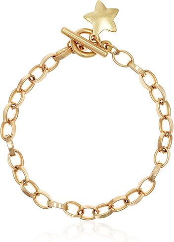 بومينا الذهب سلسلة سميكة تبديل سوار حلقة تسلق الكوبية ربط سوار القرص ستار القلب سحر سوار للنساء الرجال in Kuwait