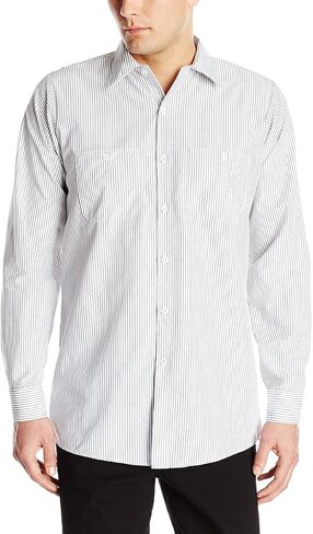 Red Kap Men's RK Industrial Stripe Work Shirt in Saudi Arabia