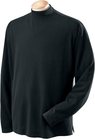 Devon & Jones D420 - Sueded Cotton Jersey Mock Turtleneck in Saudi Arabia