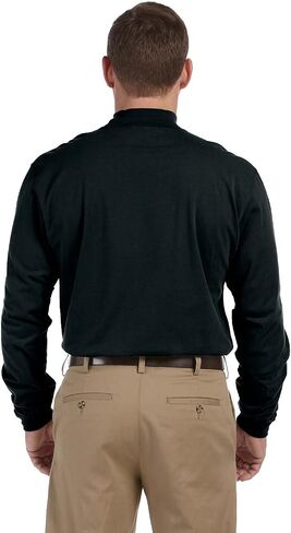 Devon & Jones D420 - Sueded Cotton Jersey Mock Turtleneck in Saudi Arabia