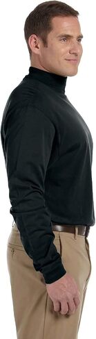 Devon & Jones D420 - Sueded Cotton Jersey Mock Turtleneck in Saudi Arabia