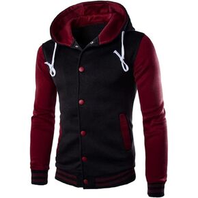 Generic Hoodies For Men Fleece Pullover Men Coat Jacket Outwear Sweater Winter Slim Hoodie Warm Hooded Sweatshirt in Saudi Arabia