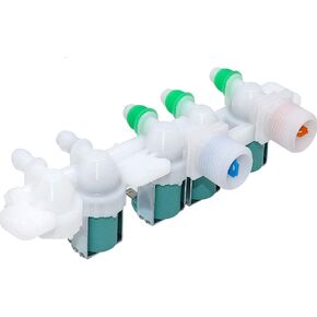 Washer Water Inlet Valve Assembly Compatible with Samsung WA400PJHDWR/AA WA40J3000AW/A2 WA422PRHDWR/AA WA45H7000AP/A2 WA45H7000AW WA45H7000AW/A2 WA45M7050AW/A4 Washing Machine in Saudi Arabia