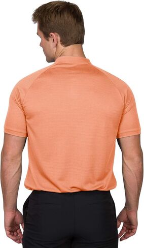 Three Sixty Six Collarless Golf Shirts for Men - Men’s Casual Dry Fit Short Sleeve Polo, Lightweight and Breathable in Saudi Arabia