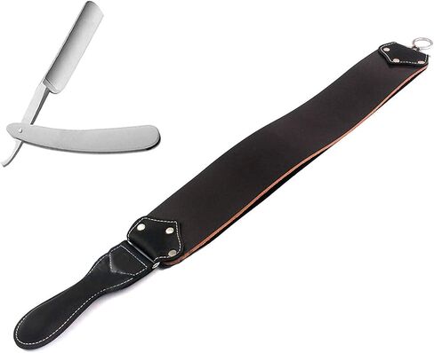 OdontoMed2011® Professional Quality Sharpening Strop Made of Real Leather 3" Wide With Straight Razors ODM in Saudi Arabia
