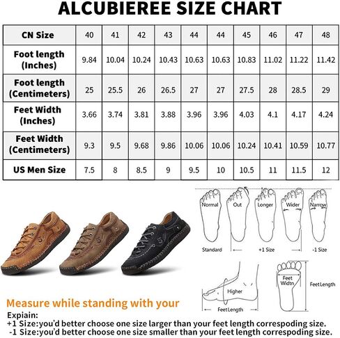 alcubieree Mens Leather Casual Shoes Comfortable Fashion Sneakers Loafers Lightweight Dress Walking Driving Shoes for Men（Size 7.5-13） in Kuwait