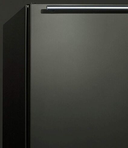 Summit Appliance CT663BKBIKSHH Built-in Undercounter Refrigerator-Freezer for Residential Use, Cycle Defrost with Black Stainless Steel Wrapped Door, Horizontal Handle and Black Cabinet in Saudi Arabia