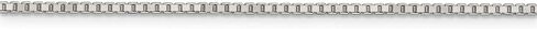 Solid 925 Sterling Silver 1.5mm Box Chain Necklace - with Secure Lobster Lock Clasp in Kuwait