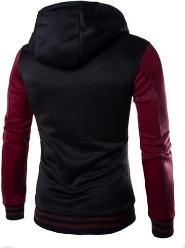Generic Hoodies For Men Fleece Pullover Men Coat Jacket Outwear Sweater Winter Slim Hoodie Warm Hooded Sweatshirt in Saudi Arabia