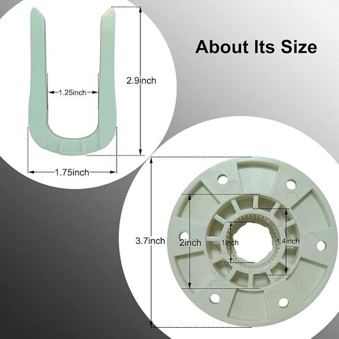 CCHUI W10528947 مجموعة استبدال محور الغسالة لـ Maytag Whirlpool Kenmore - يستبدل AP5665171 W10396887 W10528947VP PS6012095 in Saudi Arabia