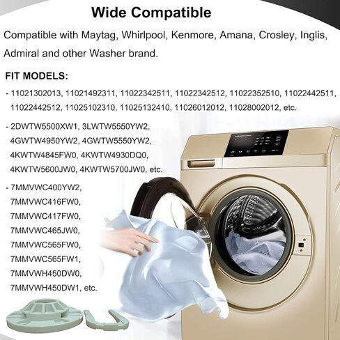 CCHUI W10528947 مجموعة استبدال محور الغسالة لـ Maytag Whirlpool Kenmore - يستبدل AP5665171 W10396887 W10528947VP PS6012095 in Saudi Arabia