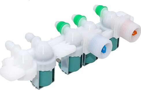 Washer Water Inlet Valve Assembly Compatible with Samsung WA400PJHDWR/AA WA40J3000AW/A2 WA422PRHDWR/AA WA45H7000AP/A2 WA45H7000AW WA45H7000AW/A2 WA45M7050AW/A4 Washing Machine in Saudi Arabia