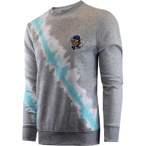 سويت شيرت رجالي من Screenshotbrand Urban Hip Hop Premium Tie Dye Fleece - بلوفر نشط Urbanwear Street Fashion برقبة دائرية in Kuwait