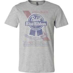 Pabst Blue Ribbon Distressed Logo T-Shirt in Saudi Arabia