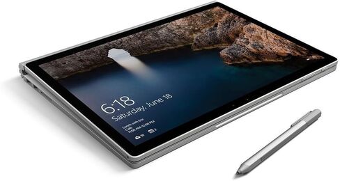 Microsoft Surface Book 512GB Intel Core i7-6600U X2 2.6GHz 13.5", Silver (Renewed) in Saudi Arabia