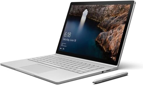 Microsoft Surface Book 512GB Intel Core i7-6600U X2 2.6GHz 13.5", Silver (Renewed) in Saudi Arabia