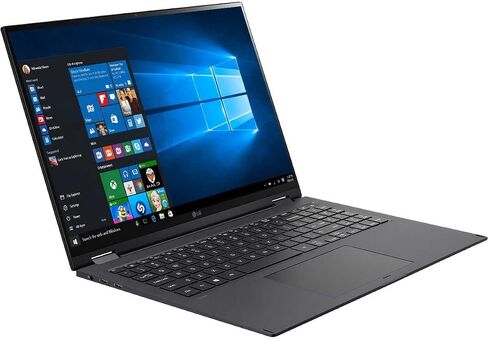 LG Gram Ultra-Light Laptop, 16" WQXGA (2560 x 1600) IPS 16:10 2in1 Touch Display, Evo i7-1165G7, 21 Hr Battery Life, Wi-Fi 6, Thunderbolt 4, Stylus Pen, Webcam, Fingerprint (16GB RAM | 1TB PCIe SSD) in Saudi Arabia