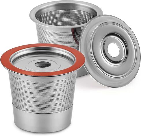 Reusable K Cups Coffee Pod Filters for Keurig 2.0 & 1.0 Single Cup Coffee Makers, Universal Refillable KCups, K-cups Reusable Filter (1) in Saudi Arabia