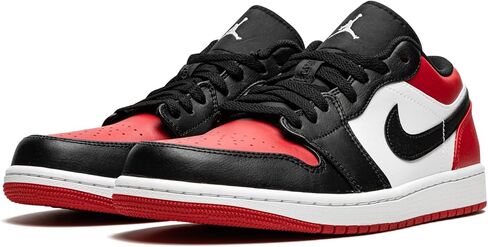 Jordan Mens Air Jordan 1 منخفض 553558 612 Bred Toe - مقاس 7. 5 in Saudi Arabia