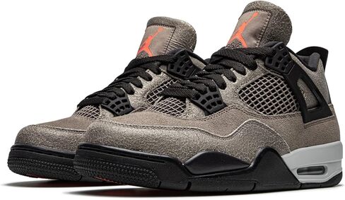Jordan Mens Air 4 Retro DB0732 200 Taupe Haze - الحجم ، رمادي داكن / زيتي رمادي داكن - أبيض، 10, رمادي داكن / زيتي رمادي داكن - أبيض, 44 EU in Saudi Arabia