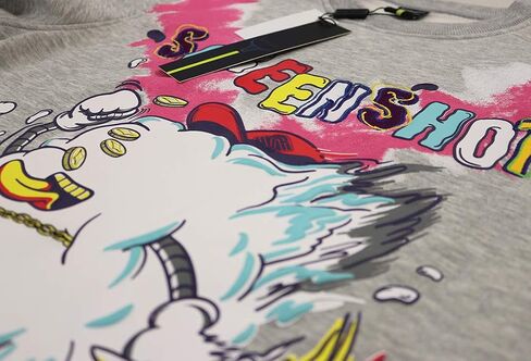 Screenshotbrand Mens Urban Hip Hop Premium Tie Dye Fleece - Pullover Active Urbanwear Street Fashion Crew Neck Sweatshirt in Saudi Arabia