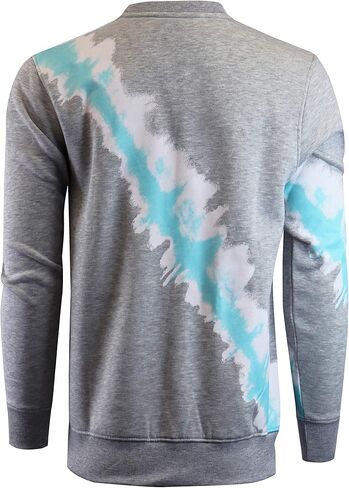 سويت شيرت رجالي من Screenshotbrand Urban Hip Hop Premium Tie Dye Fleece - بلوفر نشط Urbanwear Street Fashion برقبة دائرية in Kuwait