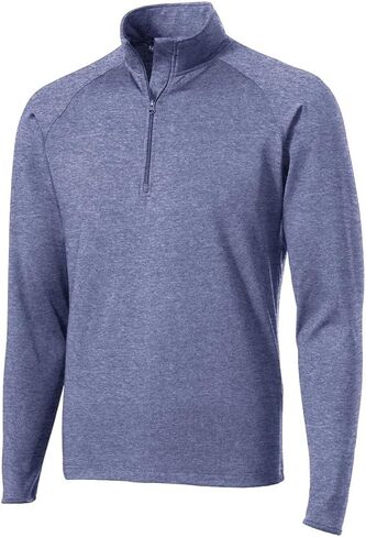 SPORT-TEK Men's Tall Sport Wick Stretch 1/2 Zip Pullover in Kuwait