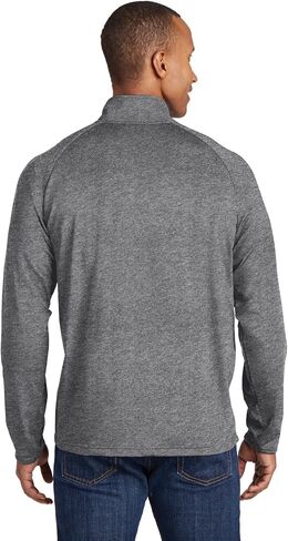SPORT-TEK Men's Tall Sport Wick Stretch 1/2 Zip Pullover in Kuwait