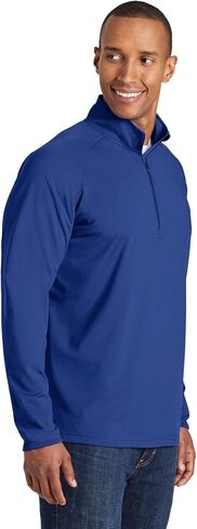 SPORT-TEK Men's Tall Sport Wick Stretch 1/2 Zip Pullover in Kuwait