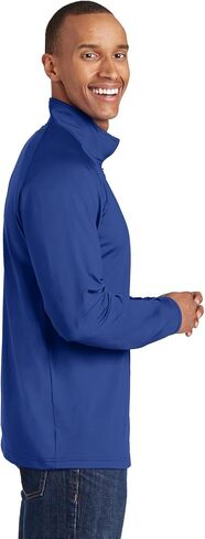 SPORT-TEK Men's Tall Sport Wick Stretch 1/2 Zip Pullover in Kuwait