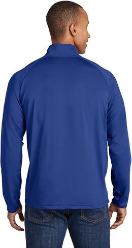 SPORT-TEK Men's Tall Sport Wick Stretch 1/2 Zip Pullover in Kuwait